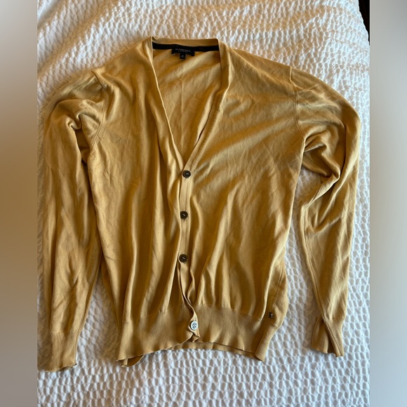 Burberry‎ London Sweater Cardigan Gold M - Picture 1 of 5